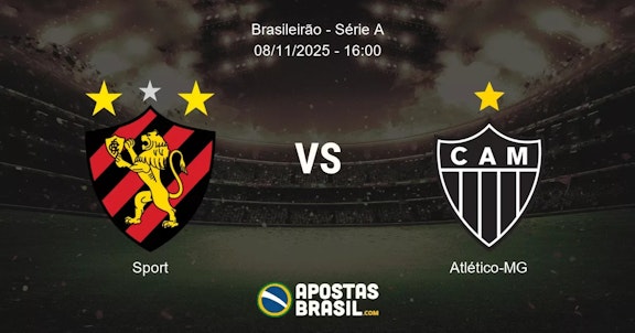 Sport Atltico MG Brasileiro Srie A 08112025 1600