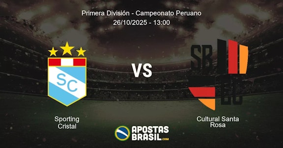 Sporting Cristal Cultural Santa Rosa Primera Divisin Campeonato Peruano 26102025 1300