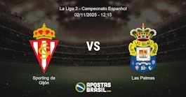 Sporting de Gijn Las Palmas La Liga 2 Campeonato Espanhol 02112025 1215