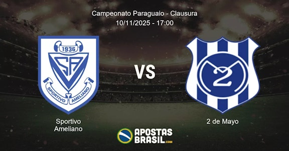 Sportivo Ameliano 2 de Mayo Campeonato Paraguaio Clausura 10112025 1700