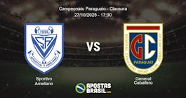 Sportivo Ameliano General Caballero Campeonato Paraguaio Clausura 27102025 1730