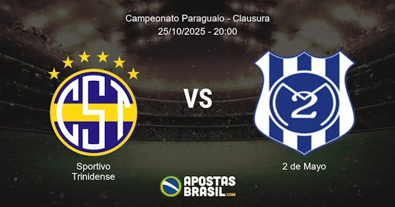 Sportivo Trinidense 2 de Mayo Campeonato Paraguaio Clausura 25102025 2000