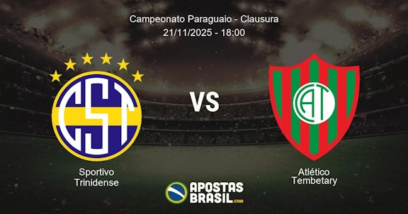 Sportivo Trinidense Atltico Tembetary Campeonato Paraguaio Clausura 21112025 1800