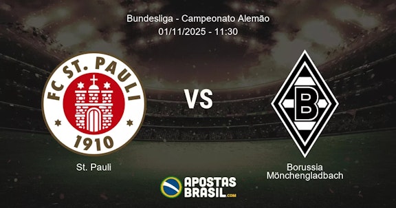 St Pauli Borussia Mnchengladbach Bundesliga Campeonato Alemo 01112025 1130