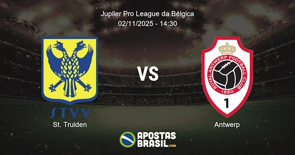 St Truiden Antwerp Jupiler Pro League da Blgica 02112025 1430