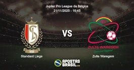 Standard Liege Zulte Waregem Jupiler Pro League da Blgica 21112025 1645