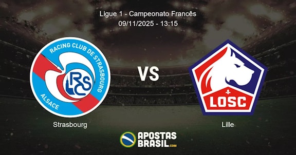 Strasbourg Lille Ligue 1 Campeonato Francs 09112025 1315
