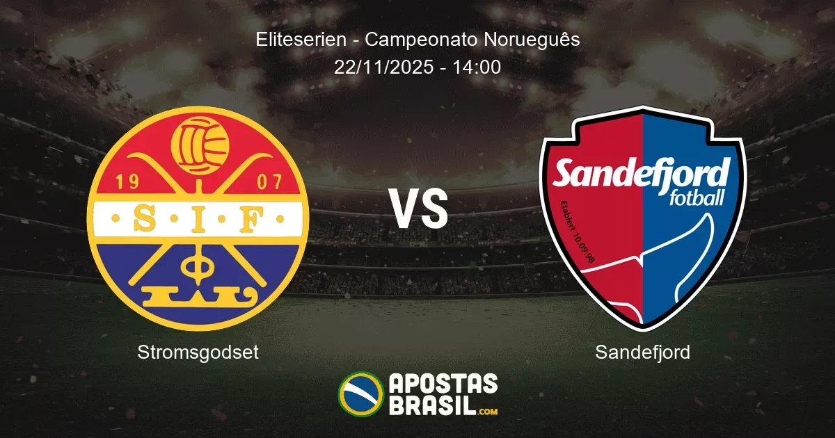 Stromsgodset Sandefjord Eliteserien Campeonato Noruegus 22112025 1400