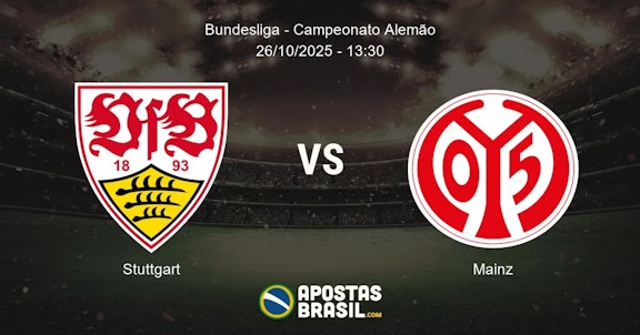Stuttgart Mainz Bundesliga Campeonato Alemo 26102025 1330