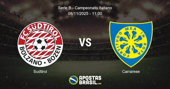 Sudtirol Carrarese Serie B Campeonato Italiano 08112025 1100