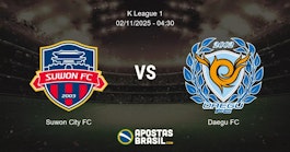 Suwon City FC Daegu FC K League 1 02112025 0430