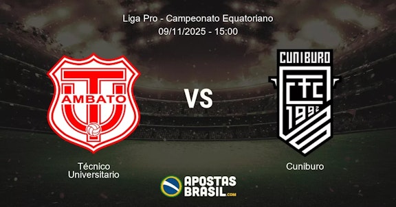 Tcnico Universitario Cuniburo Liga Pro Campeonato Equatoriano 09112025 1500