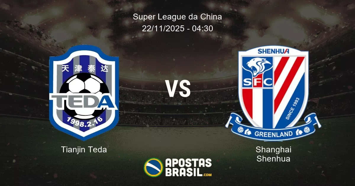 Tianjin Teda Shanghai Shenhua Super League da China 22112025 0430