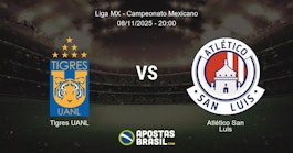 Tigres UANL Atltico San Luis Liga MX Campeonato Mexicano 08112025 2000