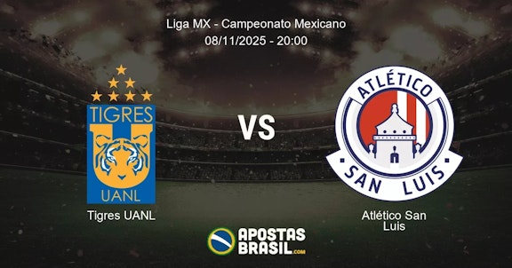 Tigres UANL Atltico San Luis Liga MX Campeonato Mexicano 08112025 2000