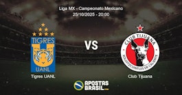 Tigres UANL Club Tijuana Liga MX Campeonato Mexicano 25102025 2000