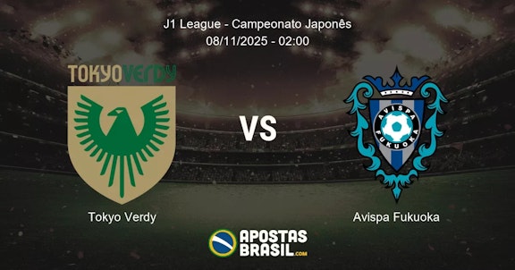 Tokyo Verdy Avispa Fukuoka J1 League Campeonato Japons 08112025 0200
