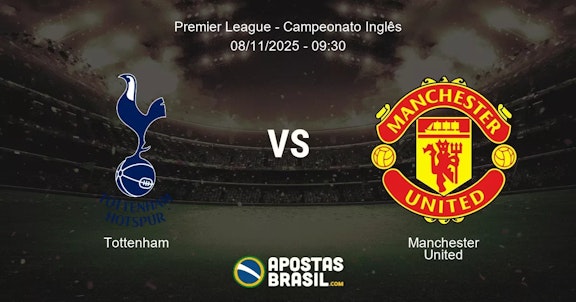 Tottenham Manchester United Premier League Campeonato Ingls 08112025 0930