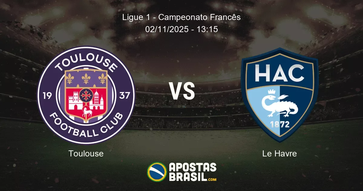 Toulouse Le Havre Ligue 1 Campeonato Francs 02112025 1315