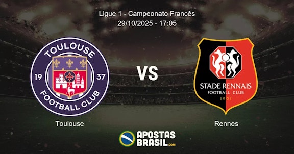 Toulouse Rennes Ligue 1 Campeonato Francs 29102025 1705