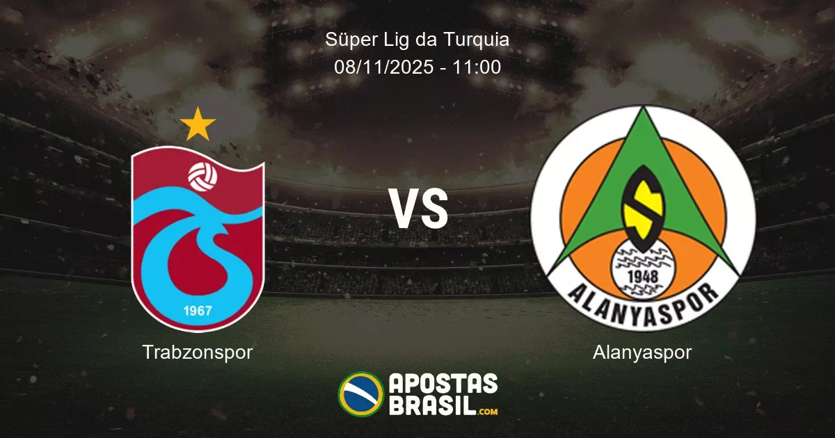 Trabzonspor Alanyaspor Sper Lig da Turquia 08112025 1100