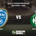 Troyes Saint Etienne Ligue 2 Campeonato Francs 08112025 1600