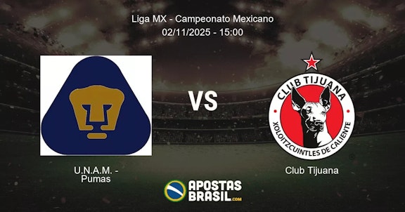 UNAM Pumas Club Tijuana Liga MX Campeonato Mexicano 02112025 1500