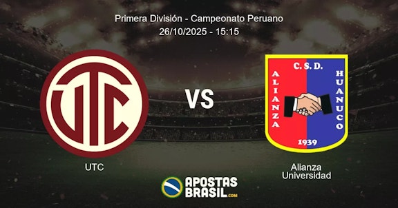UTC Alianza Universidad Primera Divisin Campeonato Peruano 26102025 1515