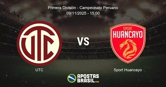 UTC Sport Huancayo Primera Divisin Campeonato Peruano 09112025 1500