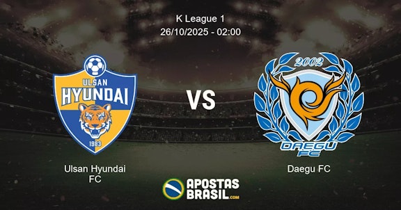 Ulsan Hyundai FC Daegu FC K League 1 26102025 0200