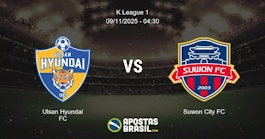 Ulsan Hyundai FC Suwon City FC K League 1 09112025 0430