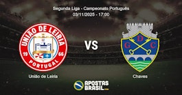 Unio de Leiria Chaves Segunda Liga Campeonato Portugus 03112025 1700