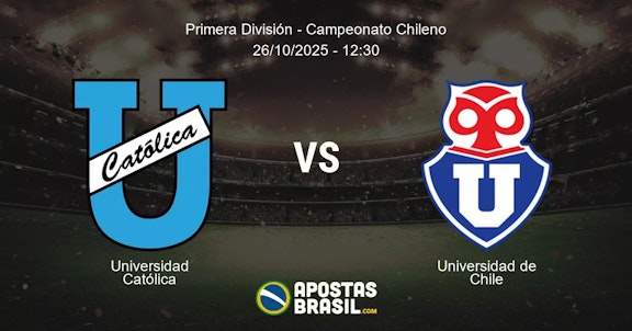 Universidad Catlica Universidad de Chile Primera Divisin Campeonato Chileno 26102025 1230