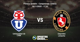 Universidad de Chile Deportes Limache Primera Divisin Campeonato Chileno 09112025 1730