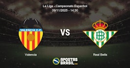 Valencia Real Betis La Liga Campeonato Espanhol 09112025 1430