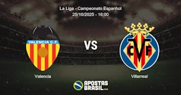 Valencia Villarreal La Liga Campeonato Espanhol 25102025 1600