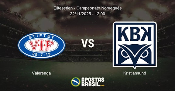 Valerenga Kristiansund Eliteserien Campeonato Noruegus 22112025 1200