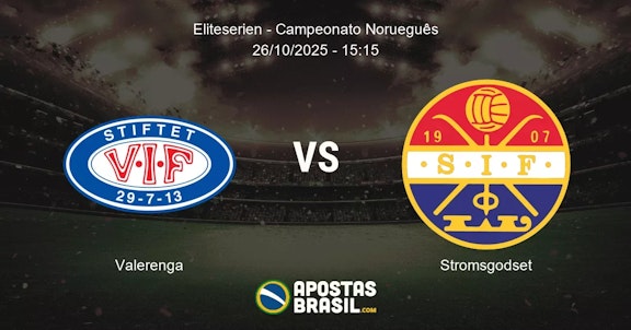 Valerenga Stromsgodset Eliteserien Campeonato Noruegus 26102025 1515
