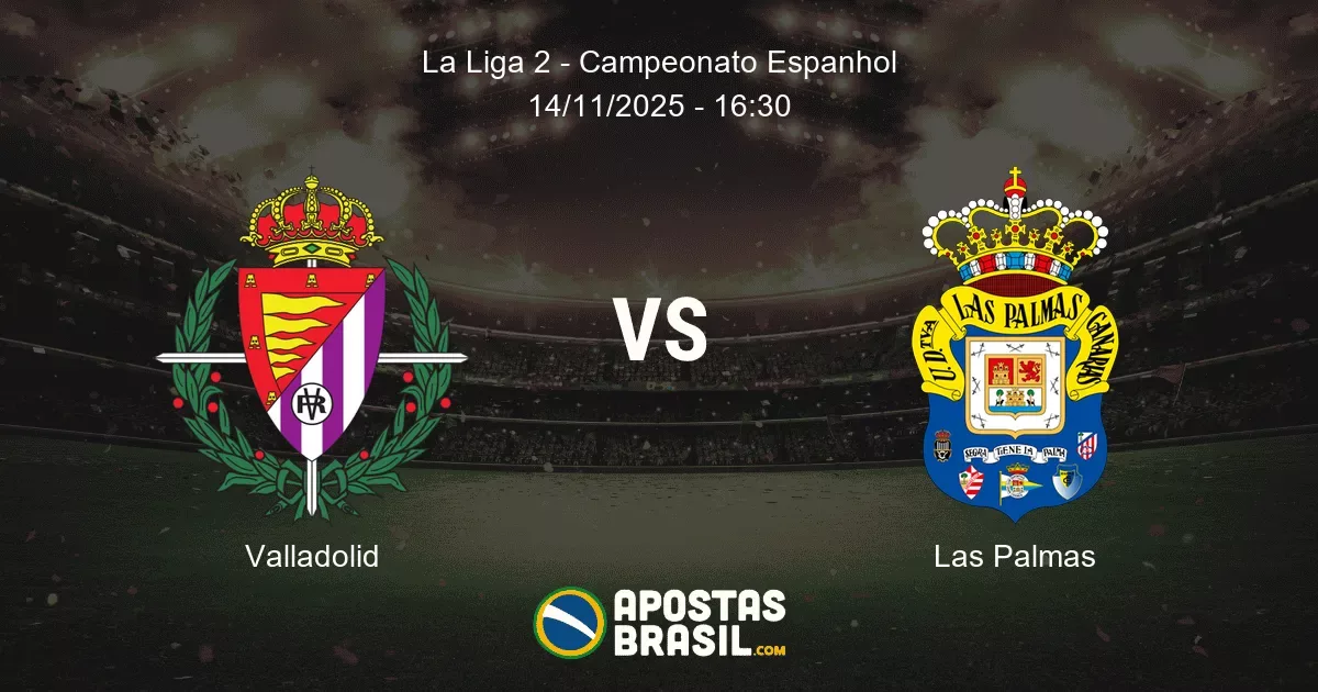 Valladolid Las Palmas La Liga 2 Campeonato Espanhol 14112025 1630