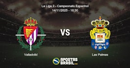 Valladolid Las Palmas La Liga 2 Campeonato Espanhol 14112025 1630