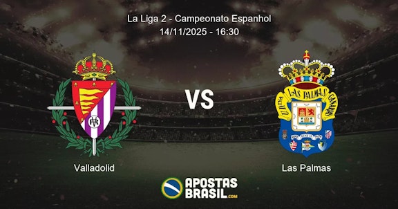 Valladolid Las Palmas La Liga 2 Campeonato Espanhol 14112025 1630