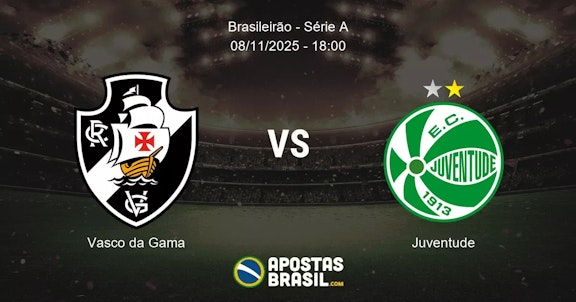 Vasco da Gama Juventude Brasileiro Srie A 08112025 1800