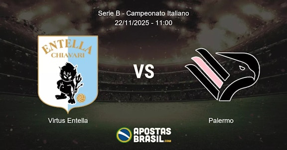 Virtus Entella Palermo Serie B Campeonato Italiano 22112025 1100