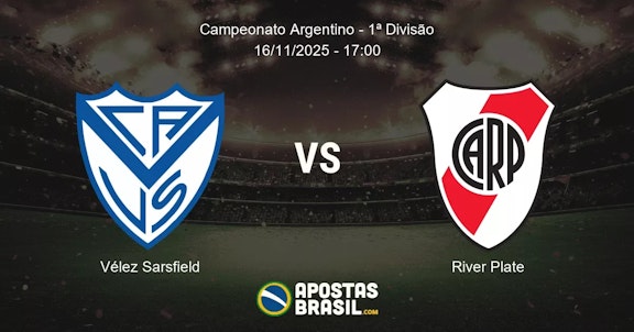 Vlez Sarsfield River Plate Campeonato Argentino 1 Diviso 16112025 1700