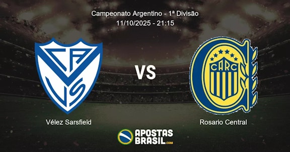 Vlez Sarsfield Rosario Central Campeonato Argentino 1 Diviso 11102025 2115