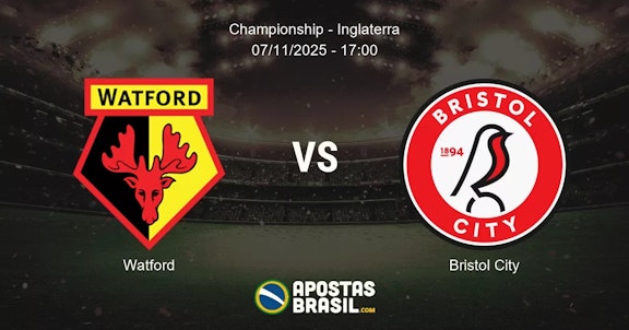 Watford Bristol City Championship Inglaterra 07112025 1700
