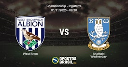 West Brom Sheffield Wednesday Championship Inglaterra 01112025 0930