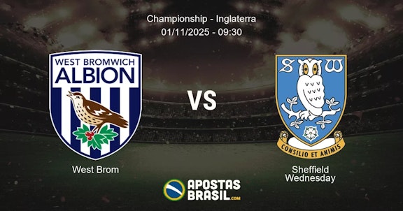 West Brom Sheffield Wednesday Championship Inglaterra 01112025 0930