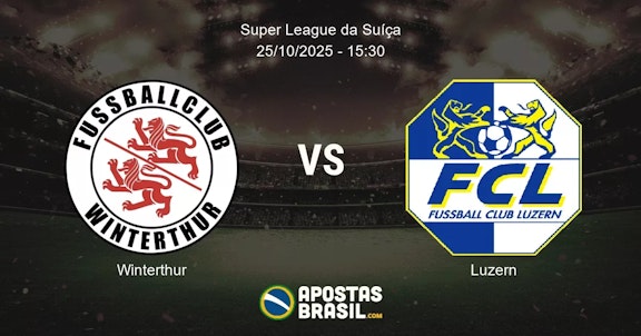 Winterthur Luzern Super League da Sua 25102025 1530