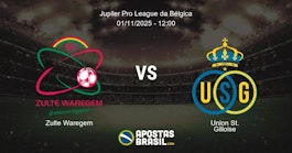 Zulte Waregem Union St Gilloise Jupiler Pro League da Blgica 01112025 1200